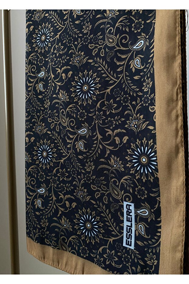 وشاح ناعم بنمط قصر بني - 6