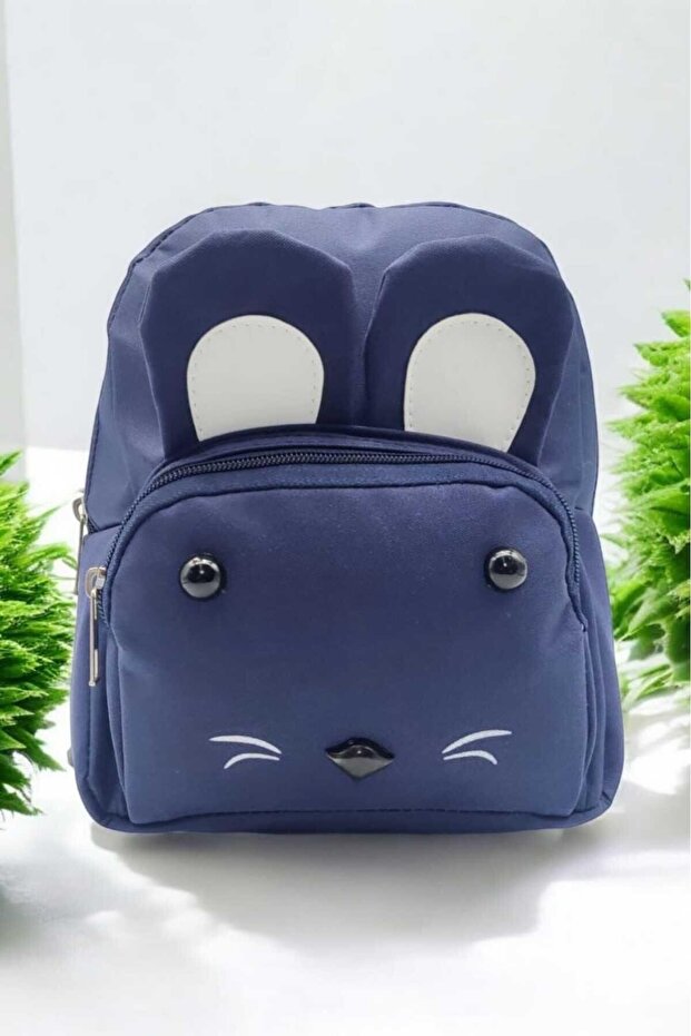 Children's Bag with Cat Figure, Nursery Kindergarten Bag, Unisex