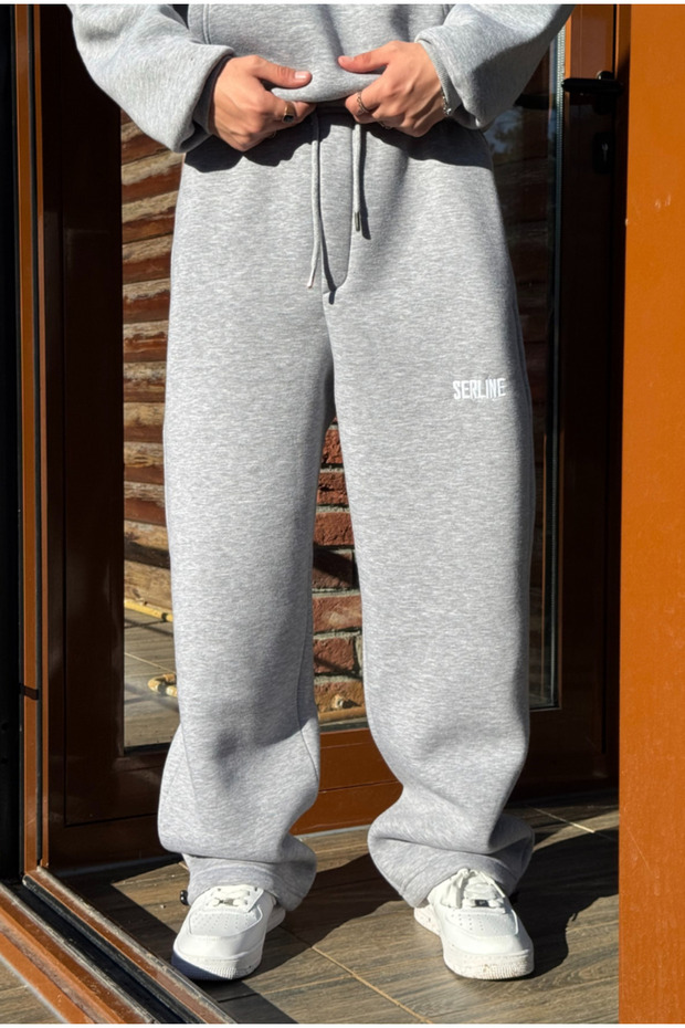 Kışlık-Serline Premium Ayarlanabilir Paça Baggy Eşofman - 6