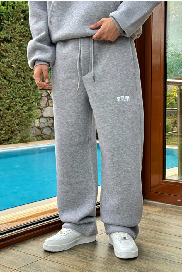 Kışlık-Serline Premium Ayarlanabilir Paça Baggy Eşofman - 7
