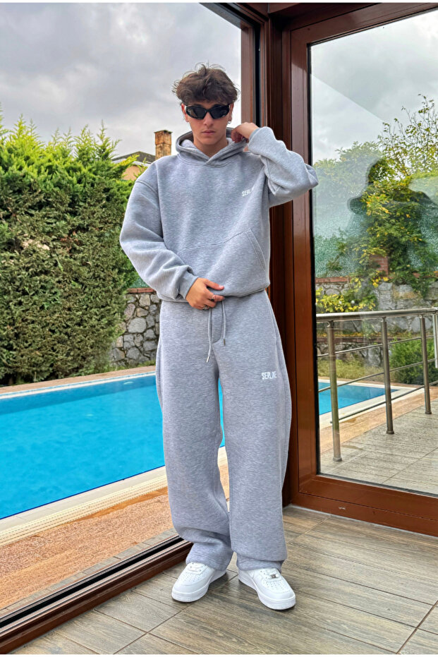 Kışlık-Serline Premium Ayarlanabilir Paça Baggy Eşofman - 3