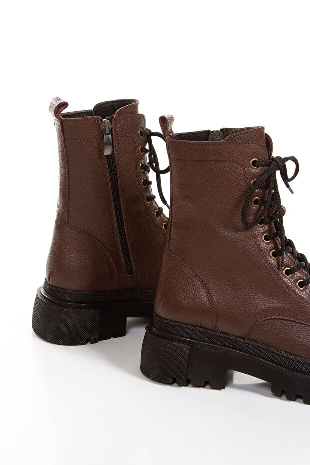 DANİLO HAKİKİ DERİ BOT-ERC1950-KAHVE - 3