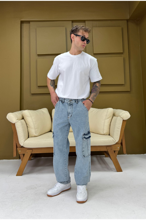 Baggy kargo pantolon - 7