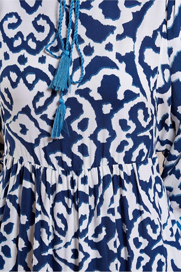 Rochie cu model vascoza - Model 44599 - 4