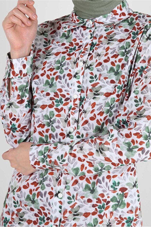 تونيك بأزرار منقوشة 42904 - 4