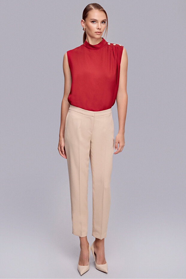 Havuç Form Camel Pantolon - 2