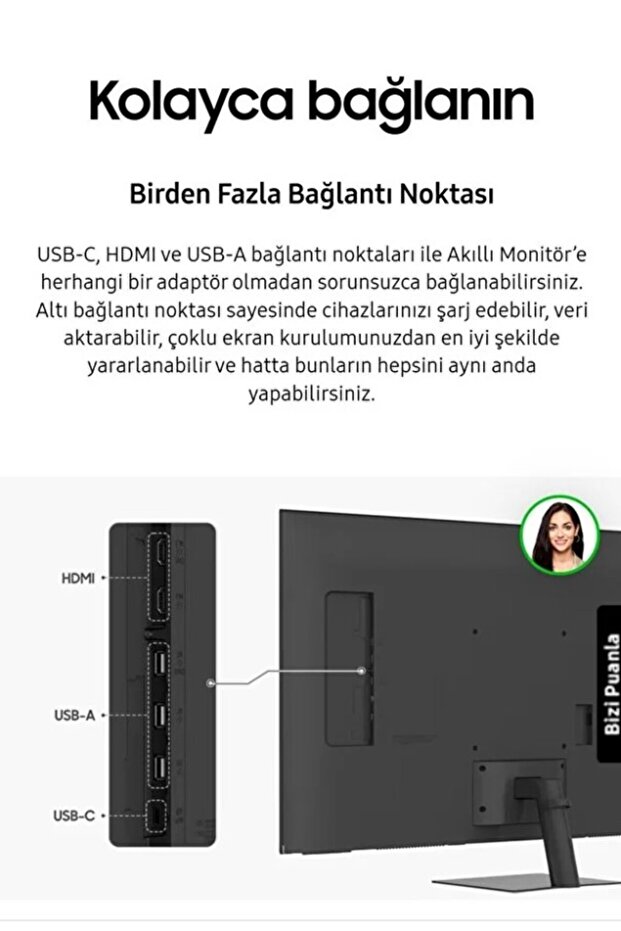 Smart-akıllı Tv Monitör Kablosuz Wi-fi, Bluetooth 4k Uhd (3840X2160) - 6