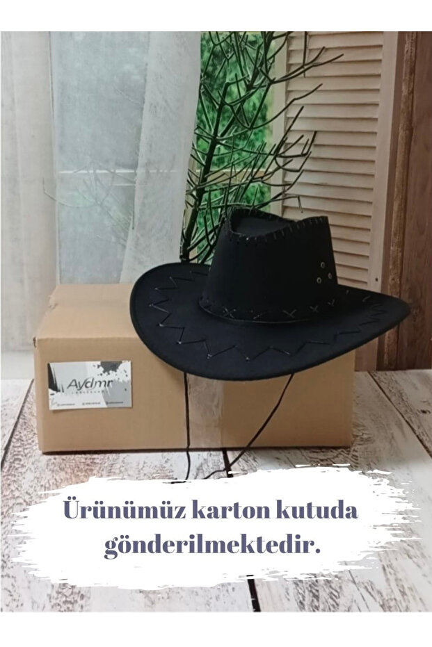 Aydmr Aksesuar Kovboy Şapka - 1