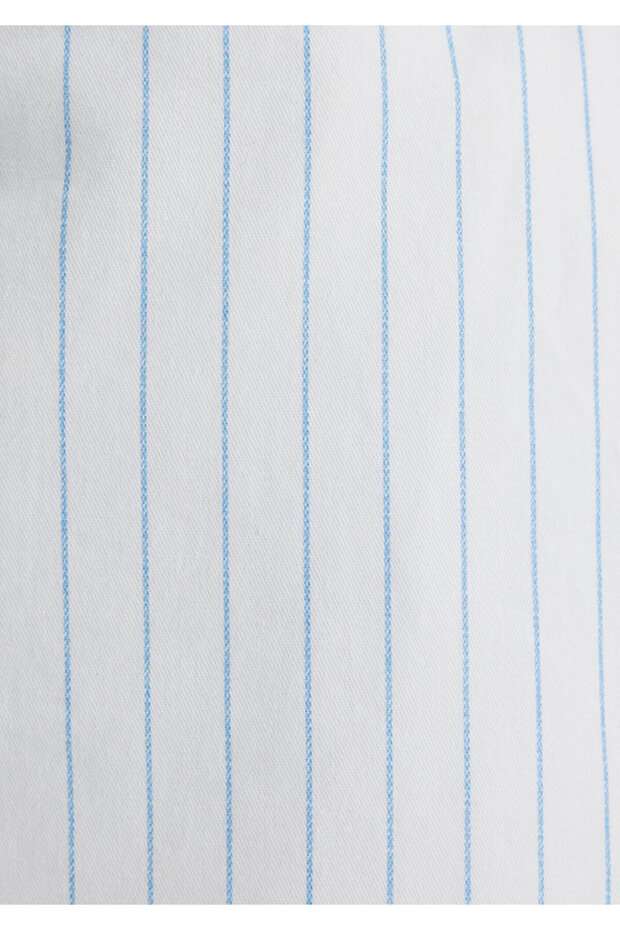 Çizgili Mavi Şort 0410261-85440 - 7