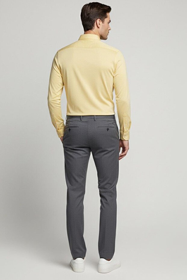 ÖRME ERKEK GÖMLEK Sarı - 2