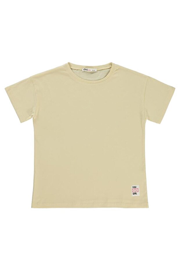 Basic T-Shirt for Ages 6-9 - Yellow