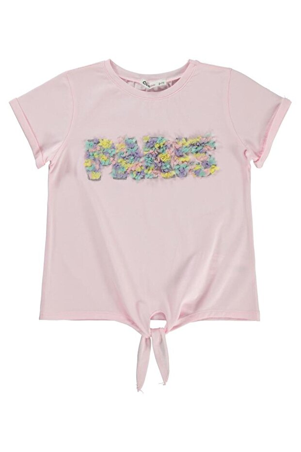 Paris Embroidered T-Shirt for Ages 6-9 - Pink 6-7 Years