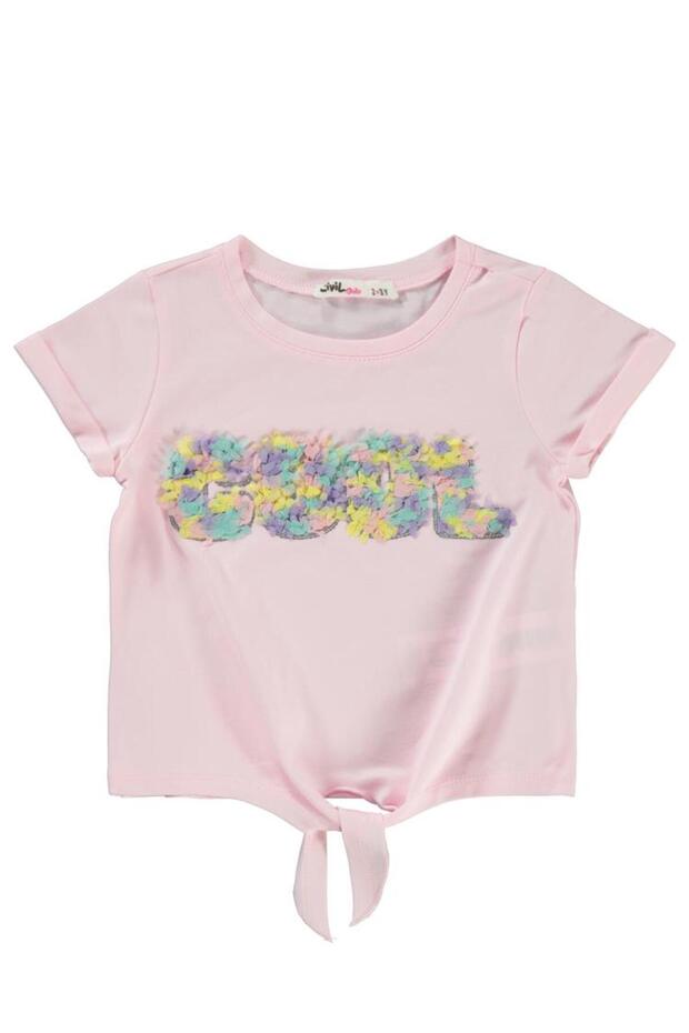 Cool Embroidered T-Shirt for Ages 2-5 - Pink 2-3 Years Old