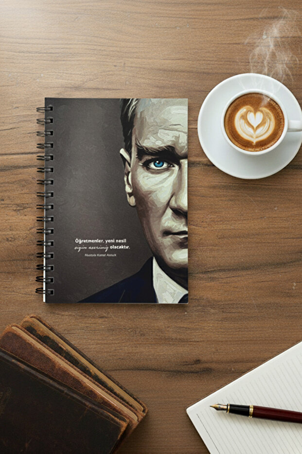 Ataturk Special Series Collection Hard Cover A5 Notebook - Unlined 150 Pages
