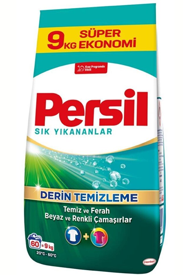 Sık Yıkananlar 9kg Toz Çamaşır Deterjanı 60 Yıkama 9kg - 3