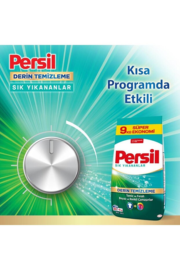 Sık Yıkananlar 9kg Toz Çamaşır Deterjanı 60 Yıkama 9kg - 6