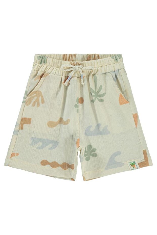 Self-Patterned Capri for 2-5 Years - Beige