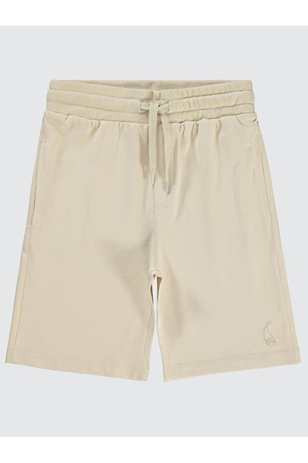Sail Embroidered Single Jersey 6-9 Years Old Capri - Beige 8-9 Years Old