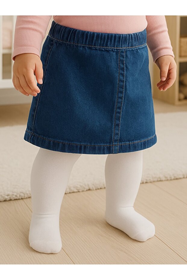 Baby Micro 0-12 Months Pantyhose - White 6-9 Months