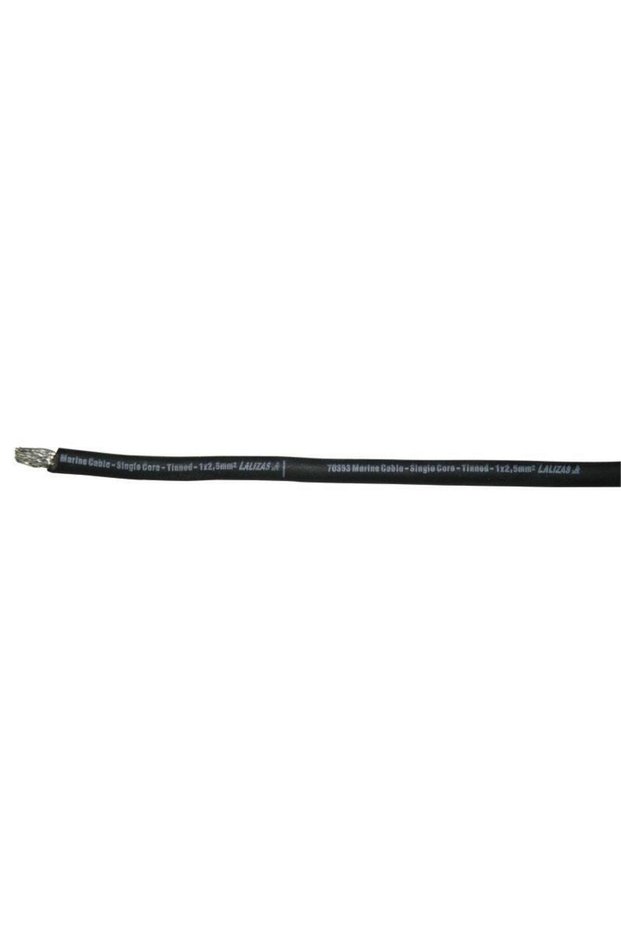 Black Marine Cable - Insulated, 6x0,5mm2