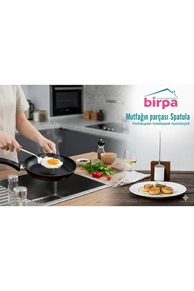 Paslanmaz Çelik Şık Spatula - 8