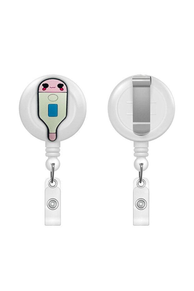Yoyo ID Badge Holder with Hospital Serum Figure