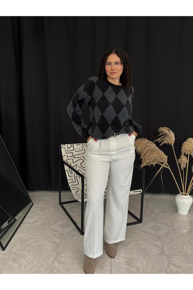 Jakarlı Argyle Model Kazak - 4