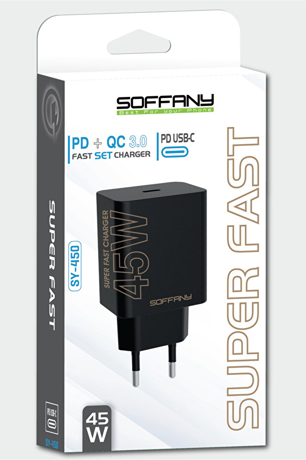 SY-450 45W PD TURBO C-to-C Şarj & Data Kablosu - 3