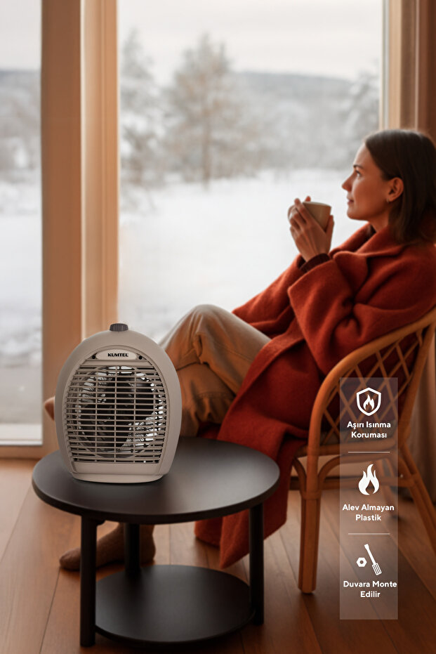 Fanlı Isıtıcı 2000 W Lx-6331 Bej - 6