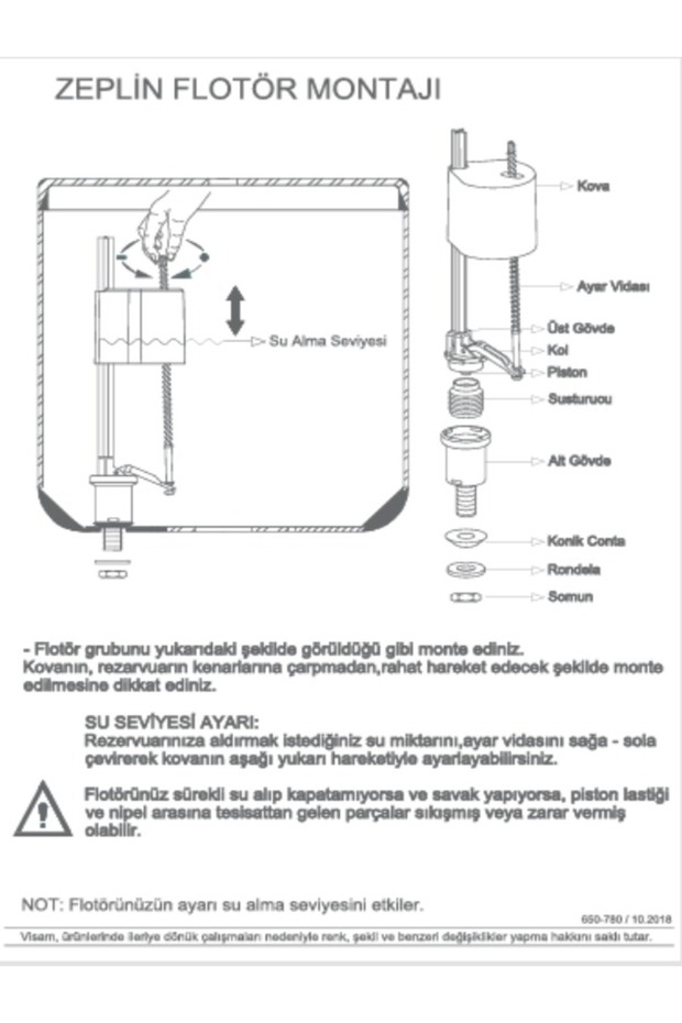 Teos Rezervuar Iç Takımı - 5