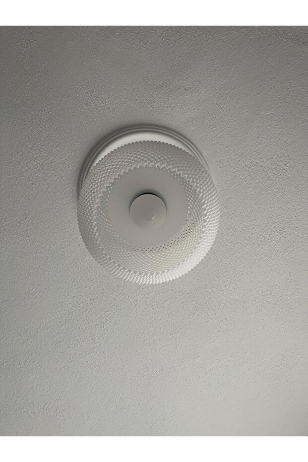 Plastik Beyaz Avize (SADECE AVİZE) - 5