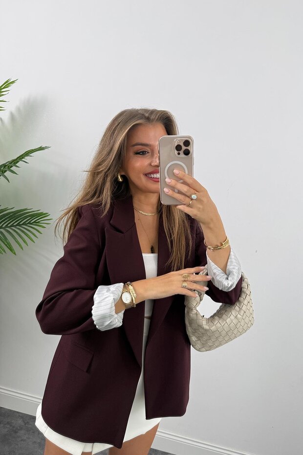 Kadın Kolu Katlamalı Ceket - 2