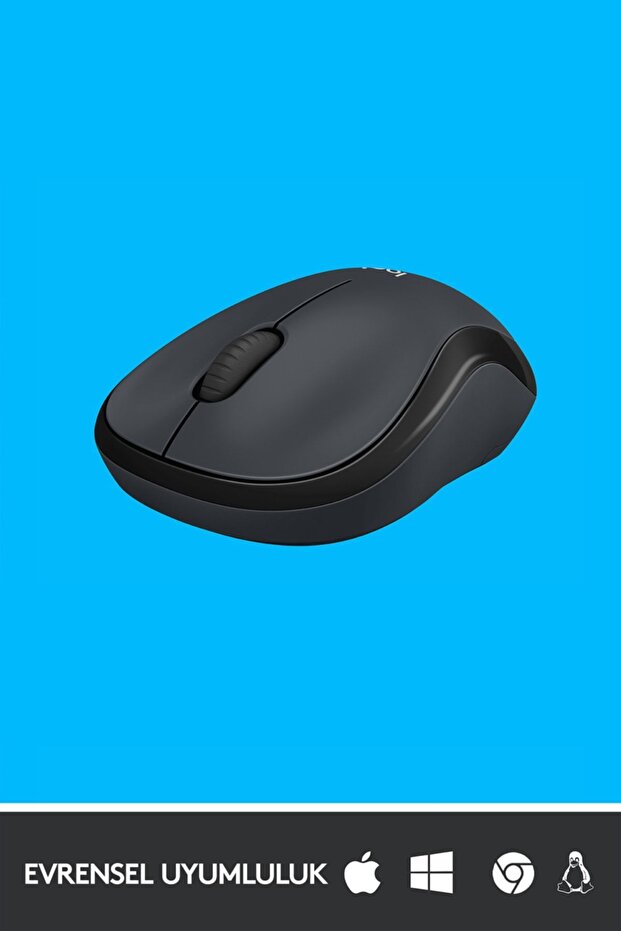 B220 Sessiz Kompakt Kablosuz Mouse Siyah 910-004881 - 4
