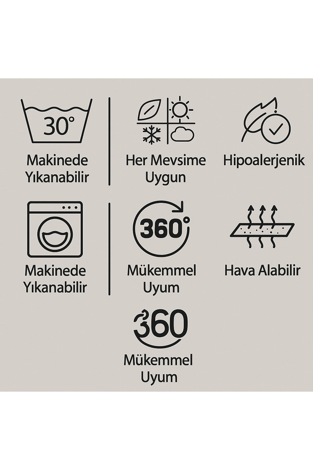 طقم ملاءات مطاطية لشخص واحد - 2