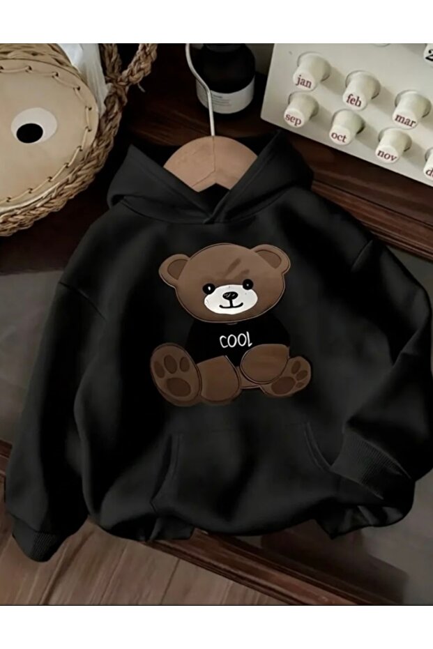 COOL BEAR NYOMOTT MINTÁS OVERSIZE PULÓVER - 1