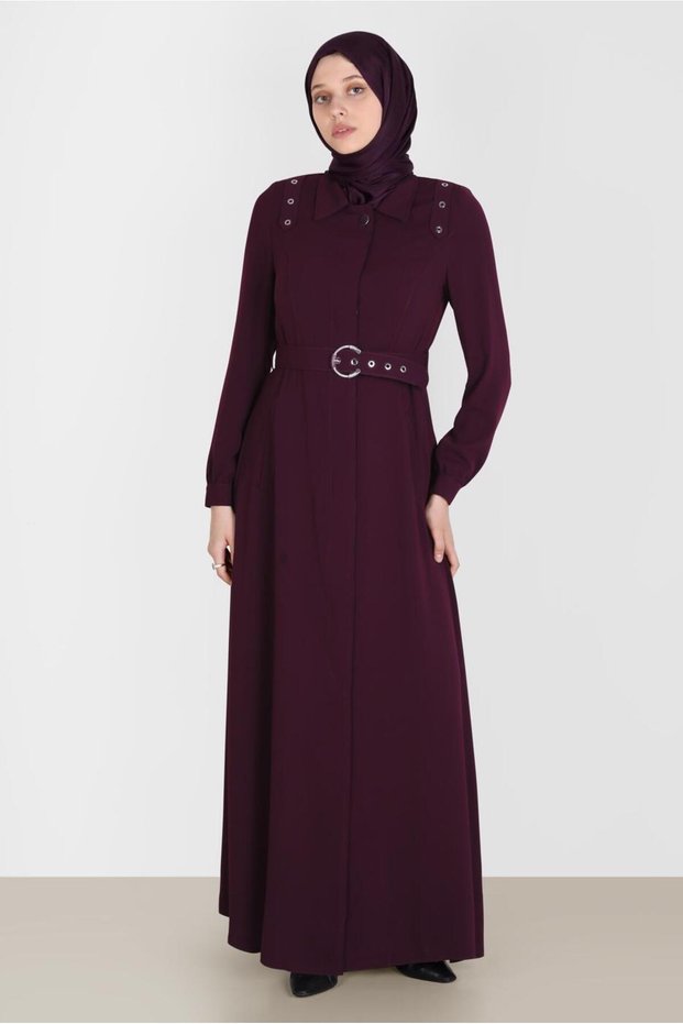 Belt with Eyelet Detail Pardesü 10555