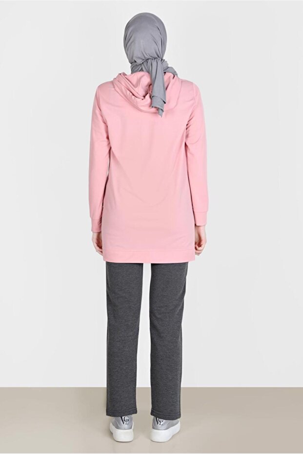 TAŞ BASKILI EŞOFMAN TUNİK 42741 - 3