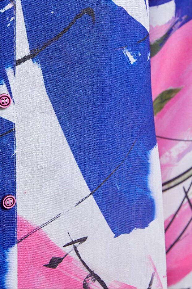 تونك طويل منقوش 44609 - 4