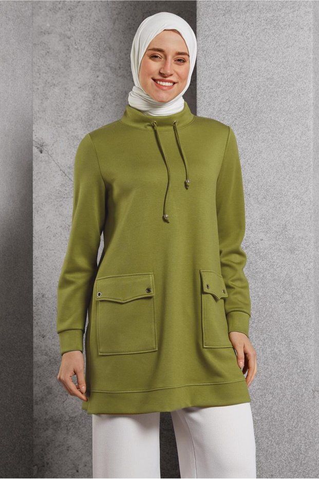 Pocket Detail Tracksuit Tunic 45266