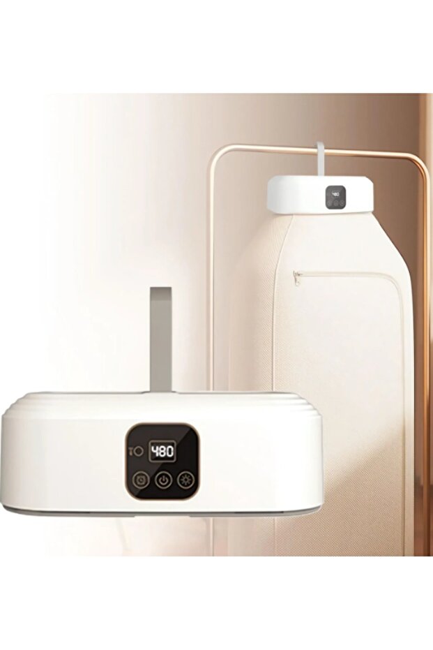مجفف ملابس قابل للطي مع جهاز تحكم عن بعد - 1