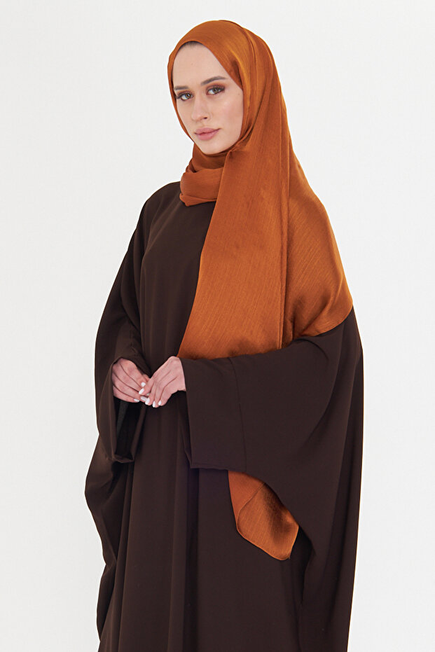 Gold Plain Classic Shawl Turlu Polyester Luxury Janjan 202126_03