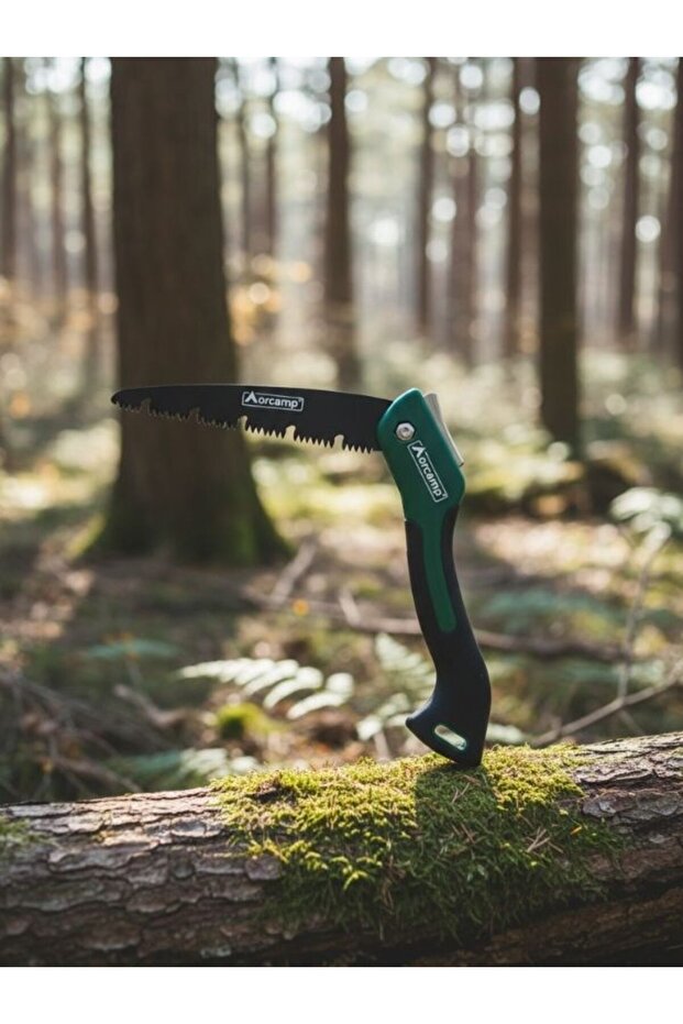 OUT-4650 Katlanabilir Kamp Testeresi | Paslanmaz Çelik Dişler, Güvenli Kilit Mekanizması - 1