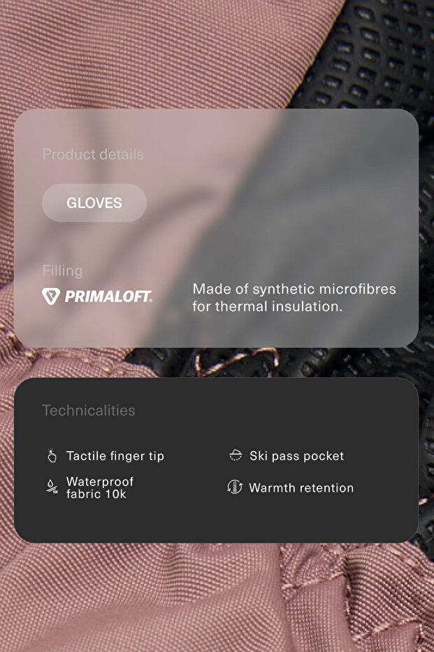 Primaloft® SKI Teknik Eldivenler - 3