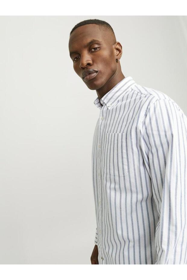 Jack Jones Oxford Erkek Gömlek 12182486 - 7