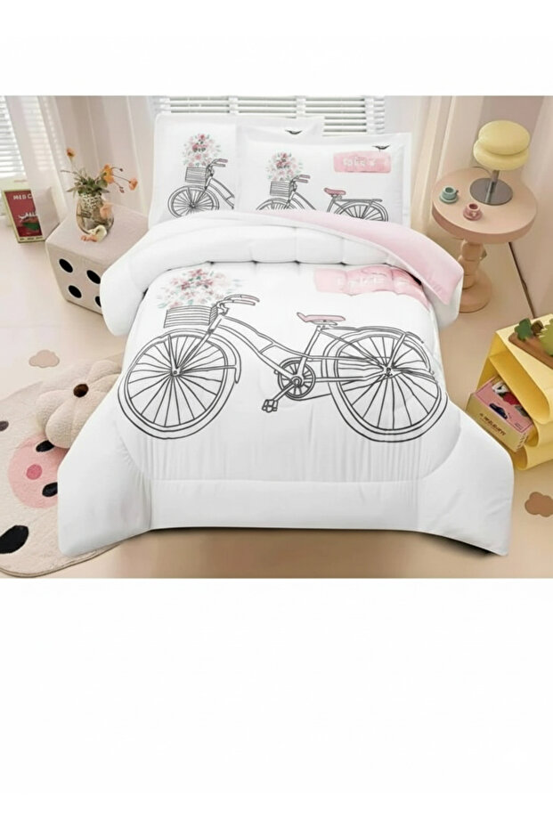 4-piece children's printed bedspread - 1