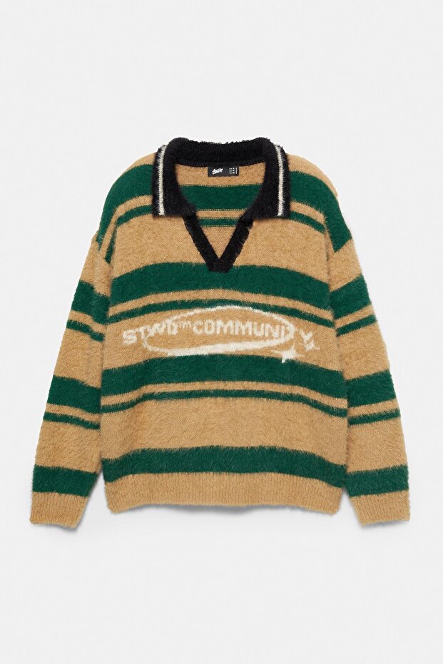 STWD çizgili triko polo - 7