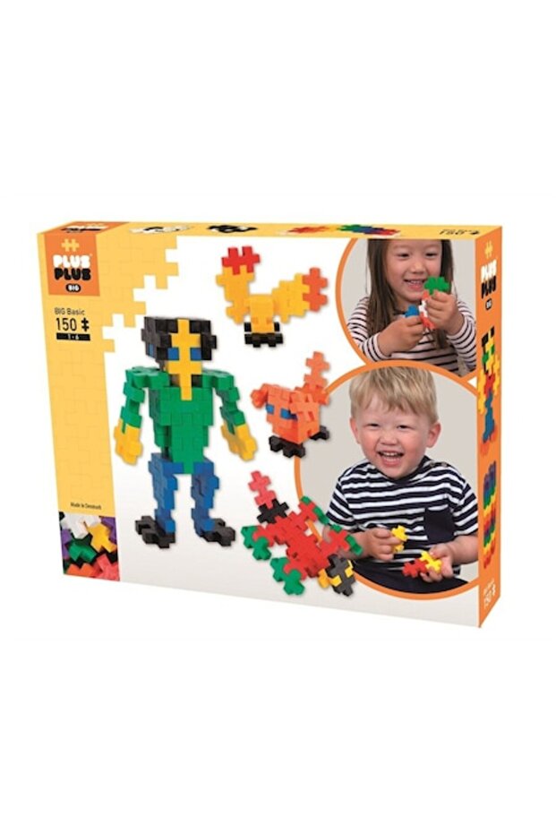 Set de constructie Plus-Plus, Big Basic Mix, 150 piese - 1