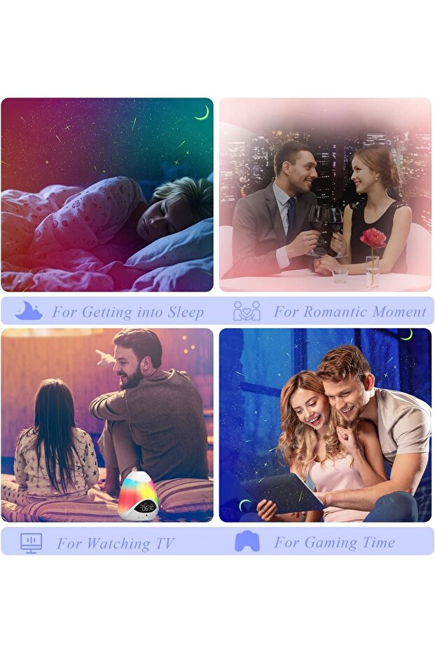 Orbislux Star Projector - Star Light Projector with Alarm Clock, Remote & Timer - 7