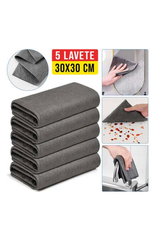 Set 5 Lavete Magice 30x30cm