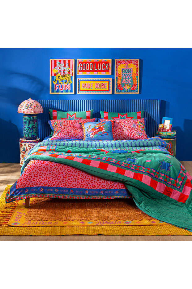 Hansı Kapitoneli Yatak Örtüsü Seti 260x280 Cm Yeşil - 3